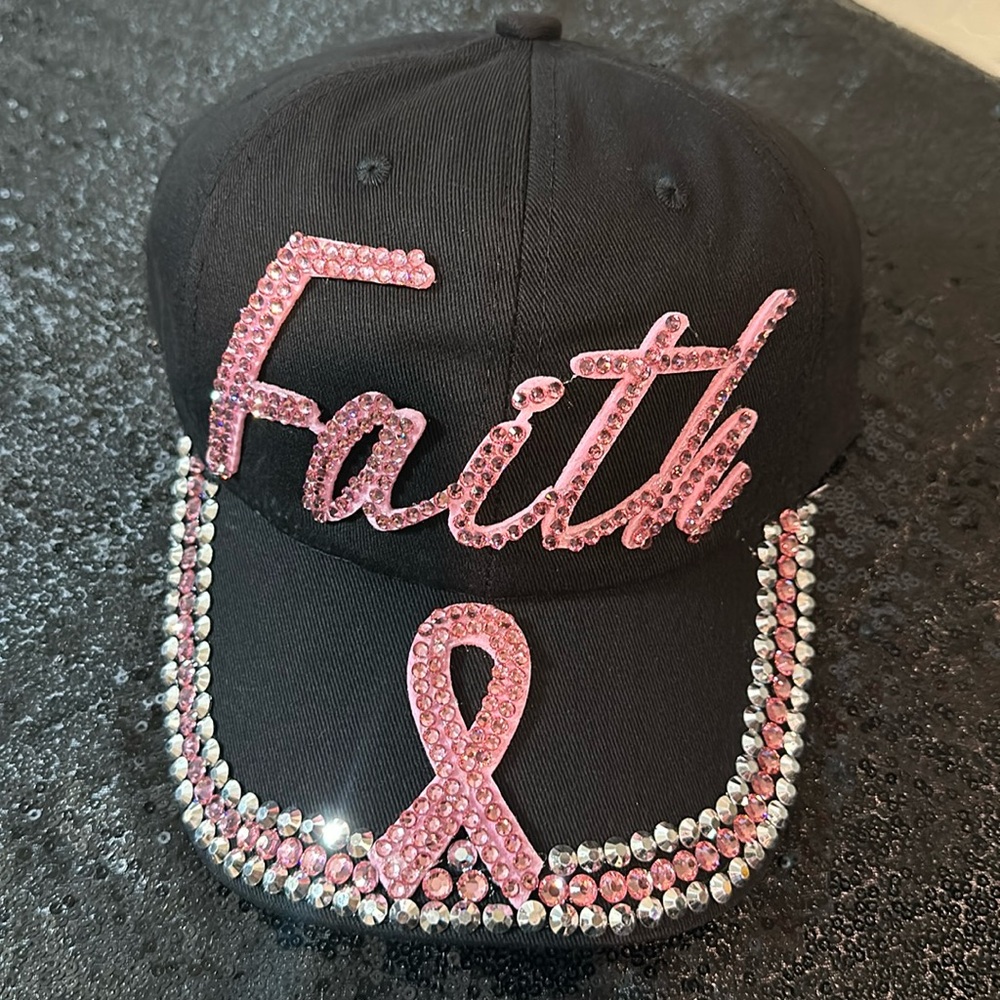 Breast Cancer Awareness Rhinestone Hats: Sparkle with a Purpose